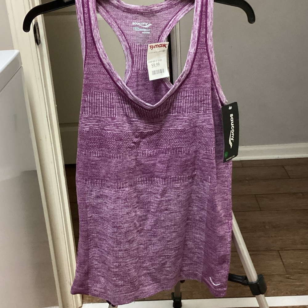 Athleta Purple Heathered Tank Top